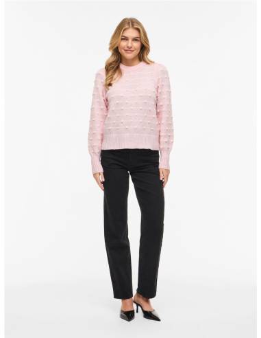 VIDOTTIE L/S O-NECK KNIT