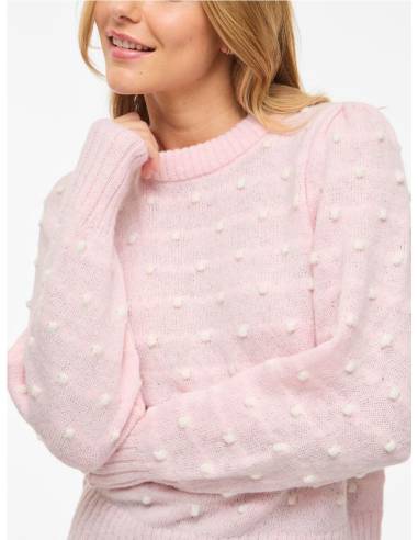 VIDOTTIE L/S O-NECK KNIT