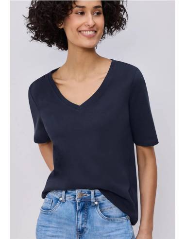 CAMISETA M/C CUELLO PICO