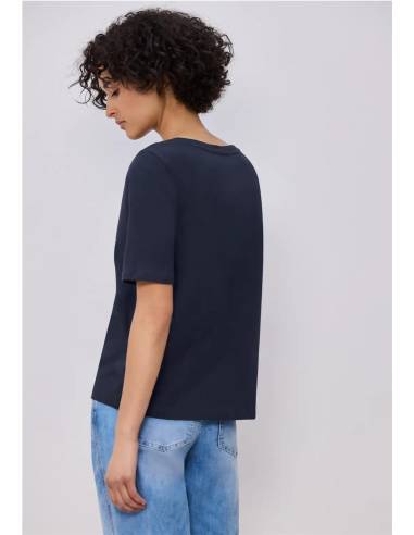 CAMISETA M/C CUELLO PICO