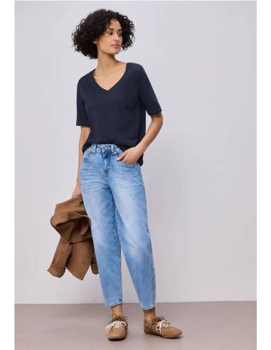 CAMISETA M/C CUELLO PICO