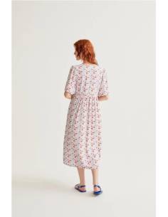 VESTIDO MIDI ESTAMPADO CUTE 2