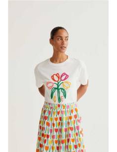 CAMISETA TUILIPAN BORDADO