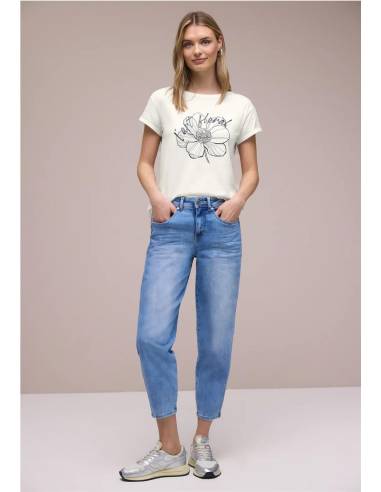 CAMISETA M/C FLOR