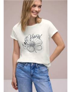 CAMISETA M/C FLOR 2