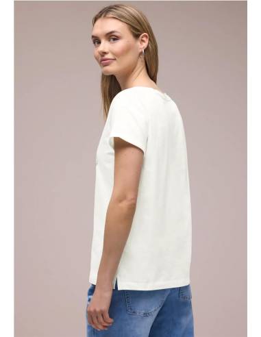 CAMISETA M/C FLOR