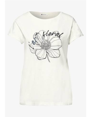 CAMISETA M/C FLOR