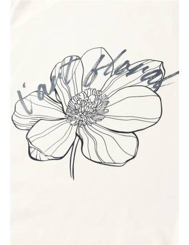 CAMISETA M/C FLOR
