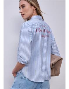 CAMISA MIL RAYAS BOLSILLO
