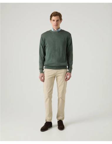 JERSEY LAVADO CREW NECK COTTON