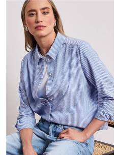 CAMISA SEERSUCKER RAYAS
