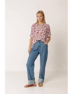 CAMISA MAXI FLOR