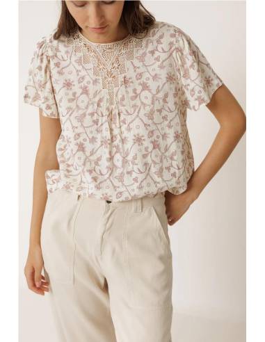 CAMISA CON ENCAJE