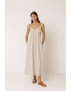 VESTIDO VICHY TIRANTE
