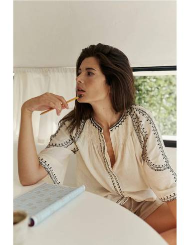 CAMISA MANGA CAMPANA
