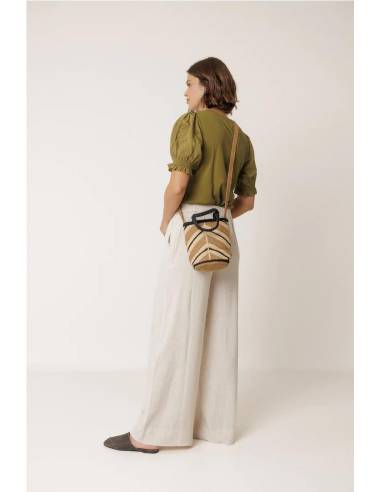 BOLSO BOMBONERA RAFIA