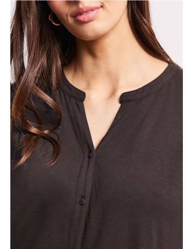BLUSA M/C CON BOTONES