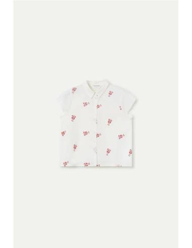 CAMISA CON BORDADO DE LAGOSTA