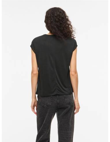 VIMODALA O-NECK DETAIL TOP
