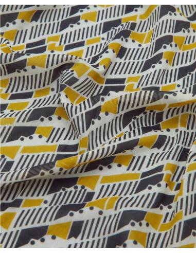 FULAR ESTAMPADO GEOMETRICO