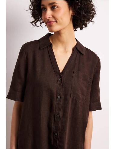 VESTIDO CAMISERO LINO