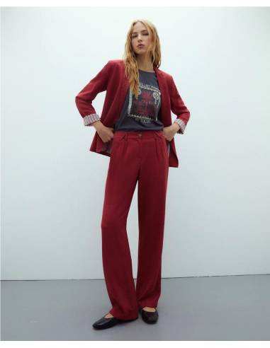 PANTALON ANCHO LISO
