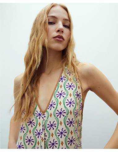 VESTIDO LARGO ESTAMPADO