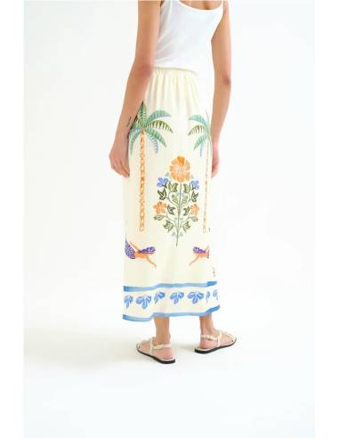 FALDA ESTAMPADA PALM