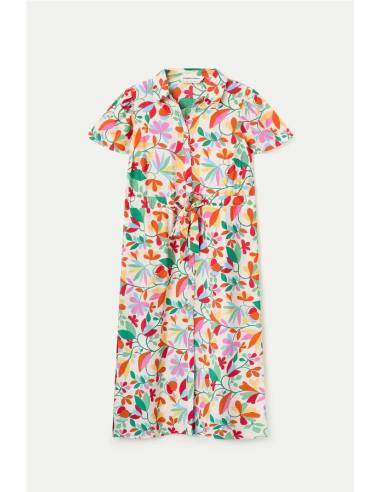 VESTIDO MIDI ESTAMP LOTTO