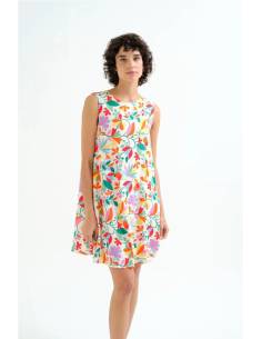 VESTIDO CORTO ESTAMP LOTTO