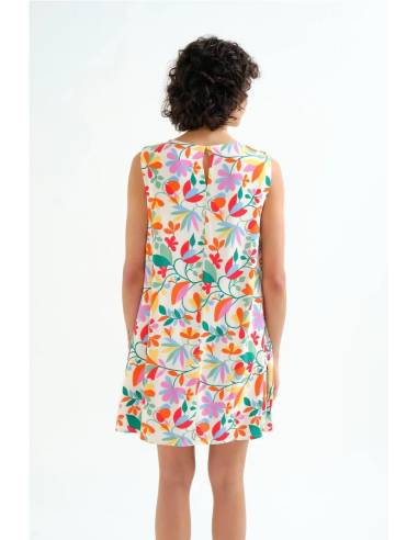 VESTIDO CORTO ESTAMP LOTTO