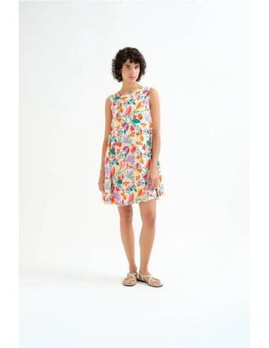 VESTIDO CORTO ESTAMP LOTTO