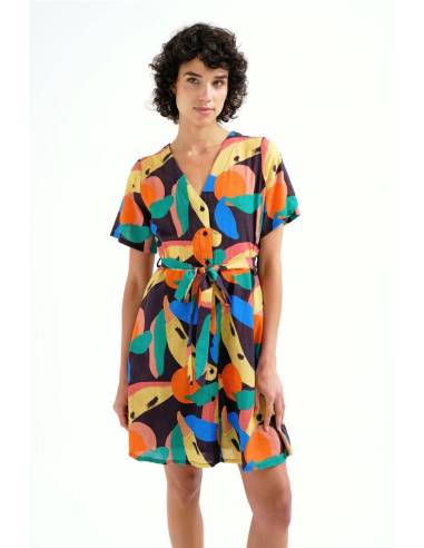 VESTIDO CORTO ESTAMP TUTTI