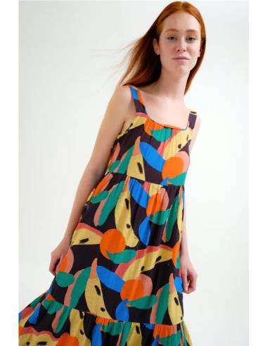 VESTIDO LARGO ESTAMP TUTTI