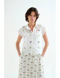 CAMISA ELEFANTE  Y PALMERA