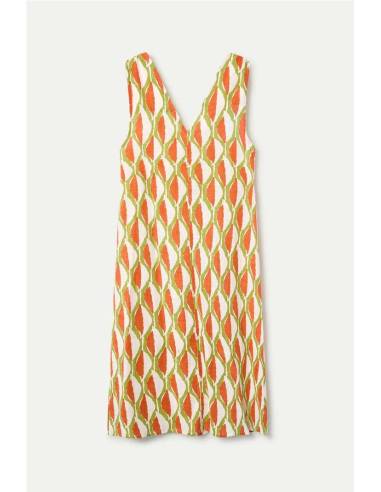VESTIDO CORTO ESTAMPADDO ALOE
