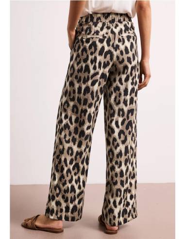 PANTA FLUIDO LEOPARD