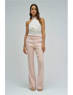 CHINO BOOTCUT EN LINO