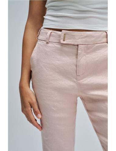 CHINO BOOTCUT EN LINO
