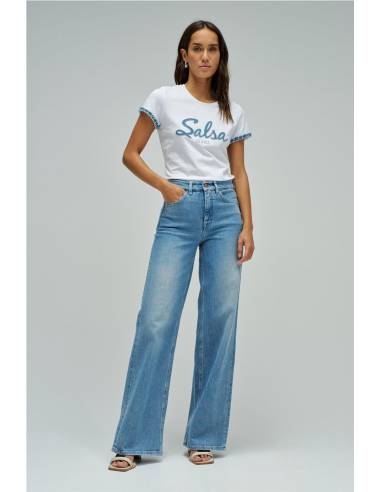 CAMISETA LOGO DENIM