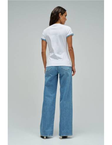 CAMISETA LOGO DENIM