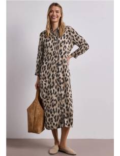 vestido animal print