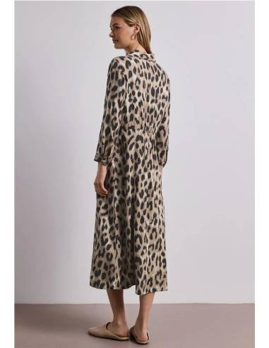 vestido animal print