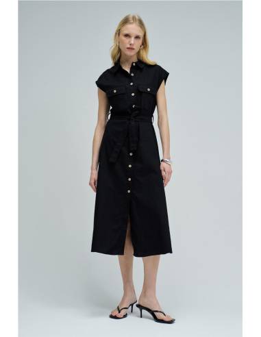 VESTIDO CAMISERO MIDI