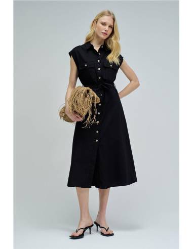 VESTIDO CAMISERO MIDI