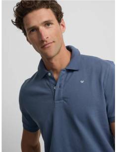 Polo clasico liso  indigo