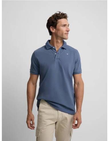 Polo clasico liso  indigo