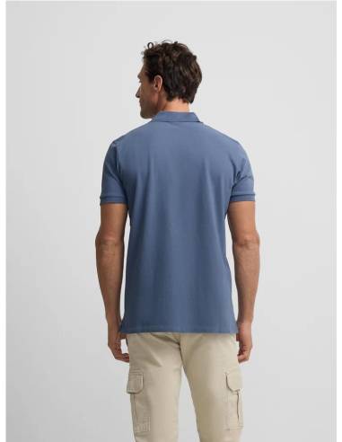 Polo clasico liso  indigo