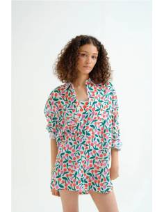 CAMISA PLAYERA GUINDA