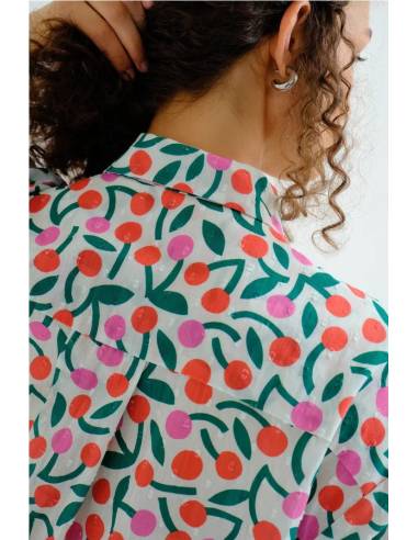 CAMISA PLAYERA GUINDA
